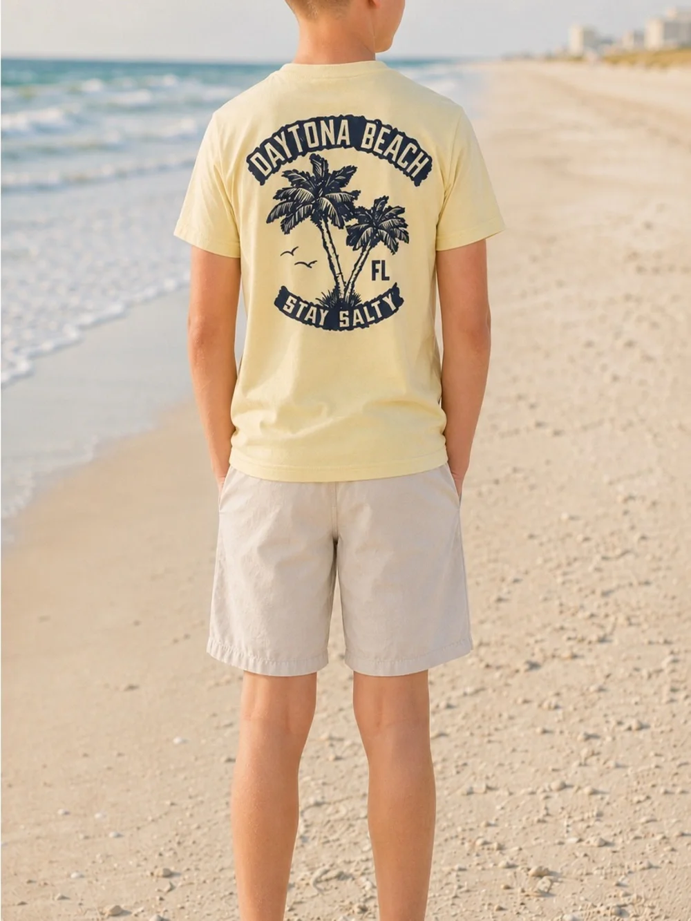 Kids Daytona Beach T-Shirt & Columbia Omni-Shade Shorts Outfit L/XL